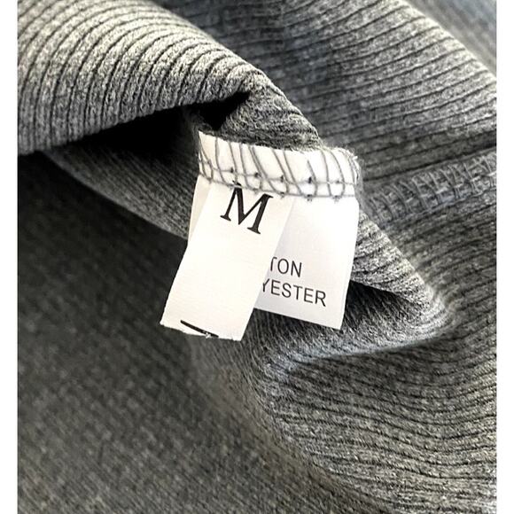 Amazon Gray Long Sleeve Cardigan Top size Medium - Picture 6 of 7